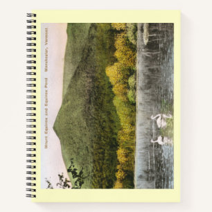 Mount Equinox, Manchester, Vermont Vintage Notizbuch