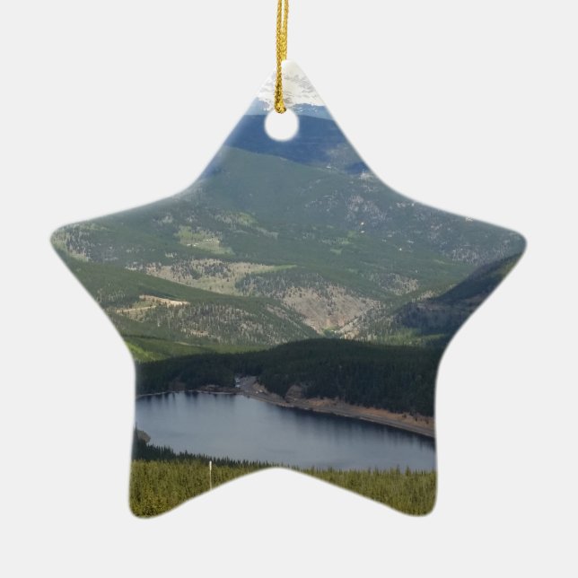 Mount Evans, Colorado Keramik Ornament (Vorne)