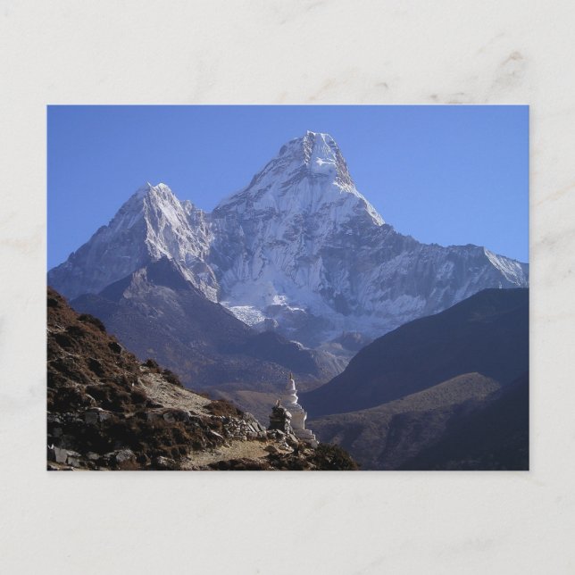 Mount Everest 4 Postkarte (Vorderseite)