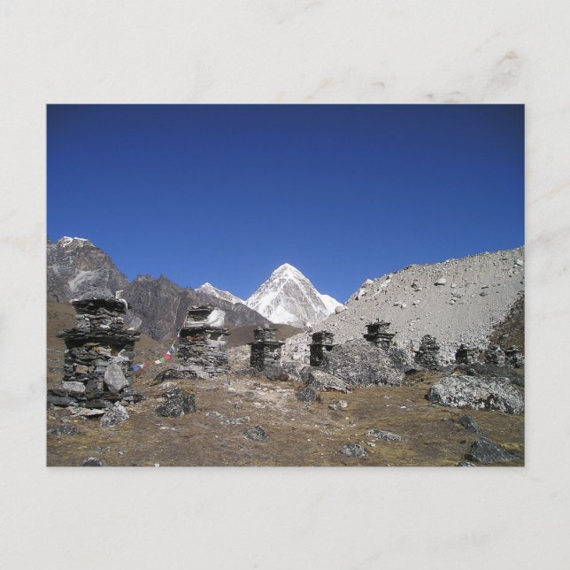 Mount Everest 9 Postkarte (Vorderseite)