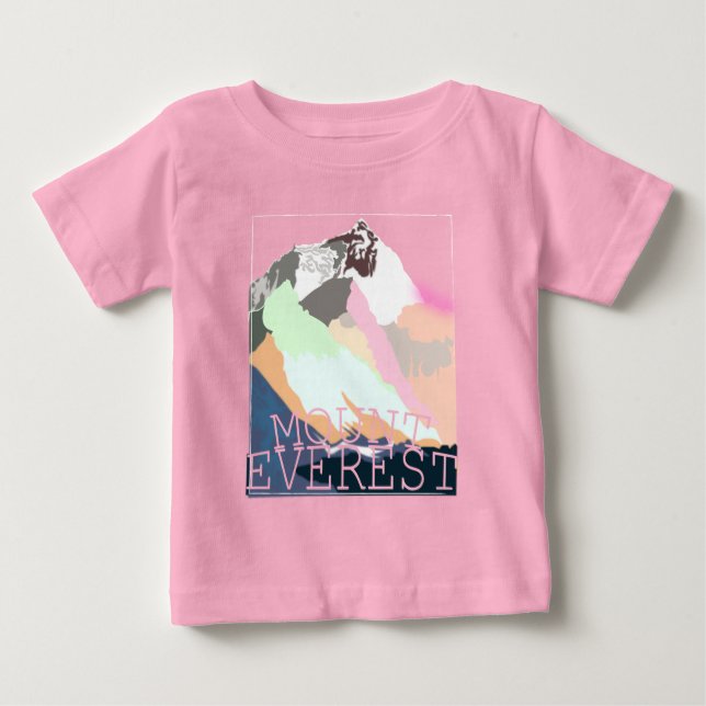 Mount Everest Baby T-shirt (Vorderseite)