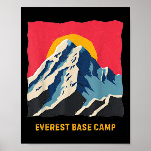 Mount Everest Basislager Himalaya Bergwanderung Cl Poster