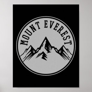 Mount Everest Bergwandern Wanderer Bergsteigen Ber Poster