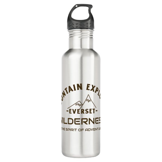 MOUNT EVEREST EDELSTAHLFLASCHE (Vorderseite)