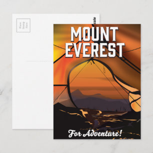 Mount Everest für Abenteuer! Postkarte