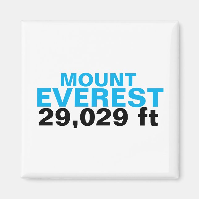 Mount Everest Magnet (Vorne)