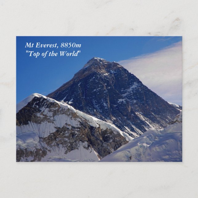 Mount Everest Postkarte (Vorderseite)