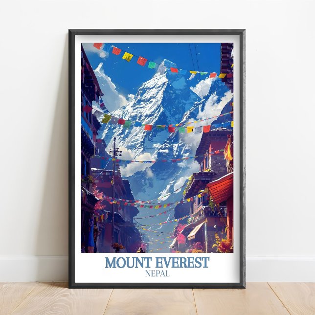 Mount Everest Print - Everest Base Camp Poster  (Von Creator hochgeladen)