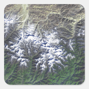 Mount Everest Quadratischer Aufkleber