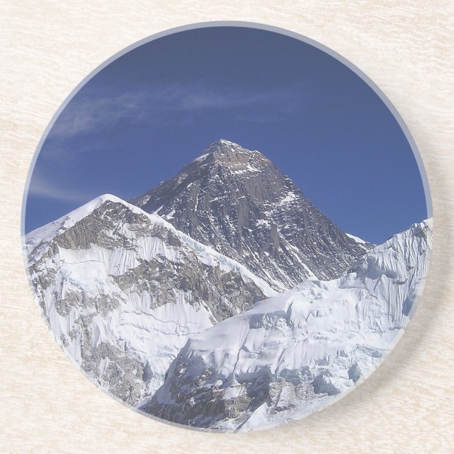 Mount Everest Sandstein Untersetzer (Vorne)