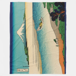 Mount Fuji Ansicht #1 Fleecedecke