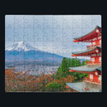 Mount Fuji Chureito Pagoda Japan Reise Landschaft Puzzle<br><div class="desc">Dieses großartige Szenejigsaw-Puzzle zeigt die Chureito-Pagoda gegenüber dem Fuji in Japan #japan #mountfuji #mtfuji #vulcano #pagoda #japanese #chureitopagoda #rural #country #landslandschaft #winter #travel #adventure #jigsaw #puzzle #jigsazzle #gizzle #gifts #giftle #gifts #stockingstuffs #games</div>