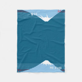 Mount Fuji Design Nippon1  Fleecedecke