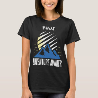 Mount Fuji Erlebnis wartet Bergsteigen T-Shirt