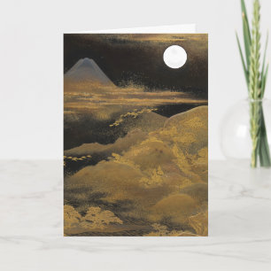 Mount Fuji im Mondlicht - hell: Leere Karte