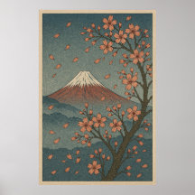 Mount Fuji in Spring: Cherry Blossom Serenity