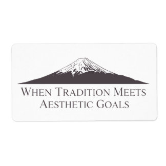 Mount Fuji Minimalist Stickers – Anthrazitgrau