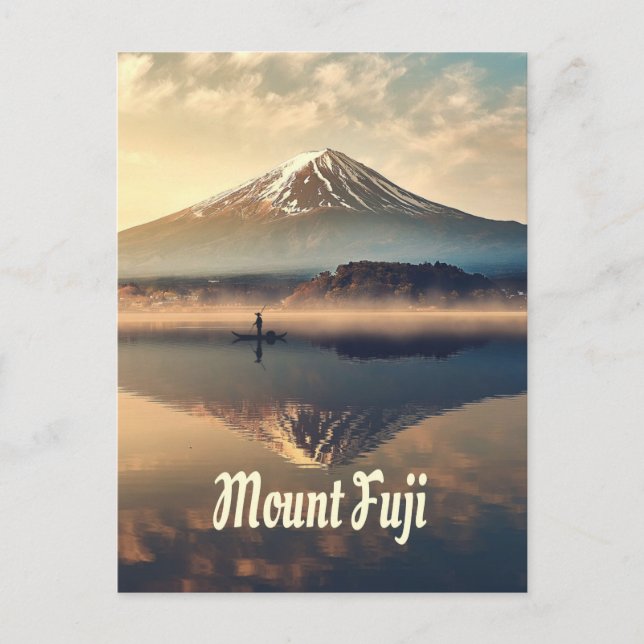 Mount Fuji Postkarte (Vorderseite)