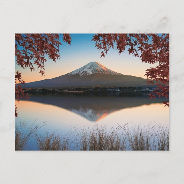 Mount Fuji Postkarte (Vorderseite)