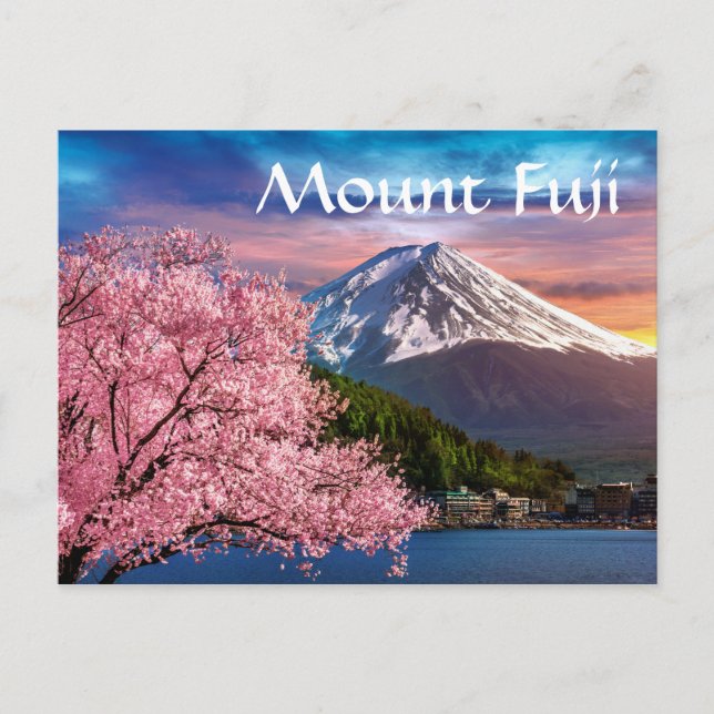 Mount Fuji Postkarte (Vorderseite)