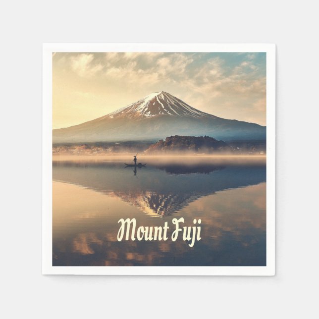 Mount Fuji Serviette (Vorderseite)
