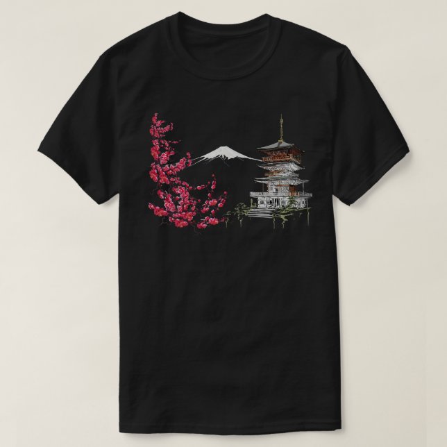 Mount Fuji T-Shirt (Design vorne)