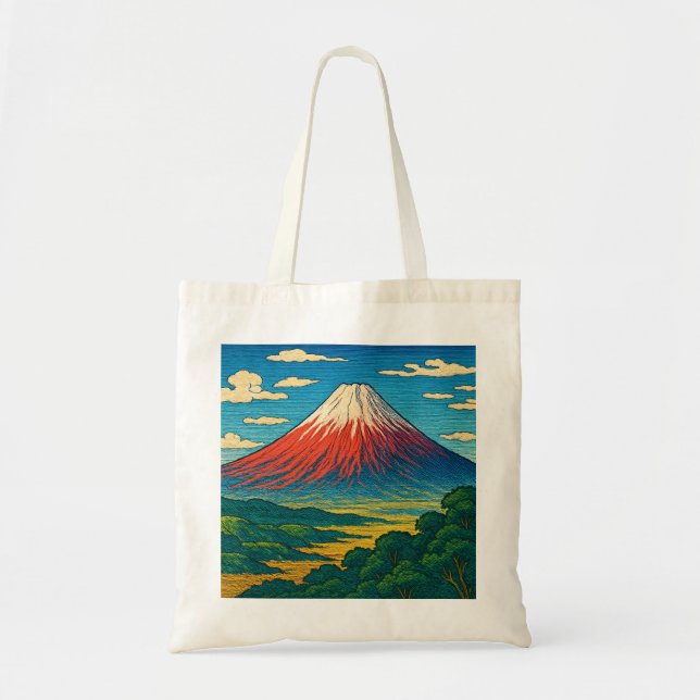 Mount Fuji Tote Bag Tragetasche (Vorne)