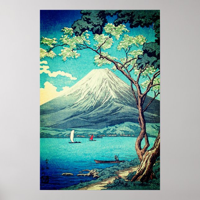Mount Fuji vom Lake Yamanaka Poster (Vorne)