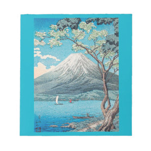 Mount Fuji vom See Yamanaka Notizblock