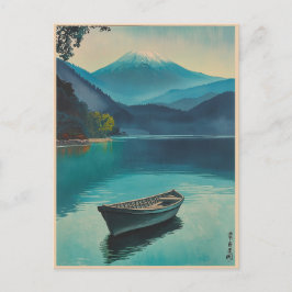 Mount Fuji vom See Yamanaka Postkarte