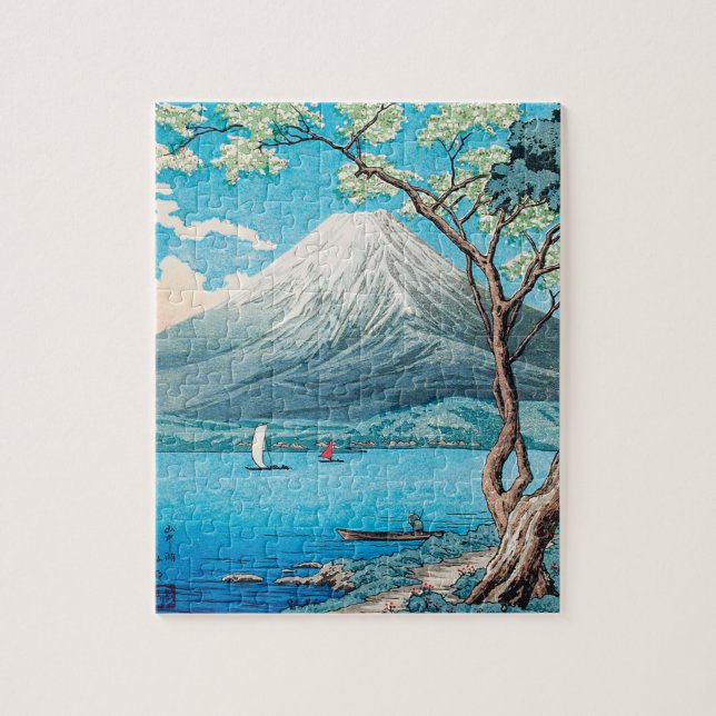 Mount Fuji vom See Yamanaka von Hiroaki Takahashi (Vertikal)