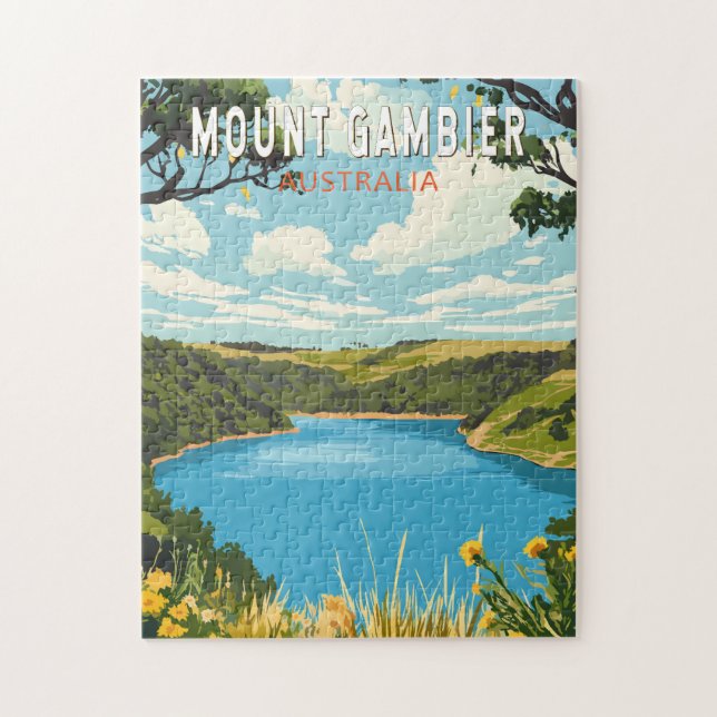 Mount Gambier Australia Reisen Vintag (Vertikal)