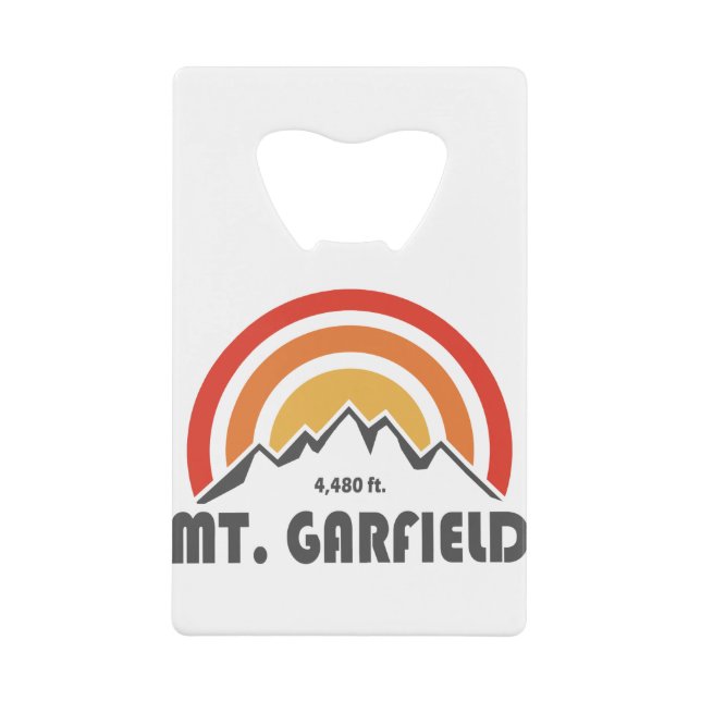 Mount Garfield New Hampshire Geldbeutel Flaschenöffner (Vorderseite)