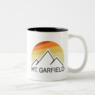 Mount Garfield New Hampshire Retro Zweifarbige Tasse