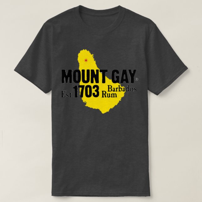 Mount Gay Barbados Rum T-Shirt (Design vorne)