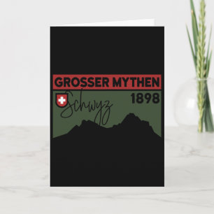 Mount Grosser Mythen Wanderung Mountainbiken Schwe Karte