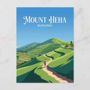 Mount Heha Burundi is not a text to be translated, Postkarte