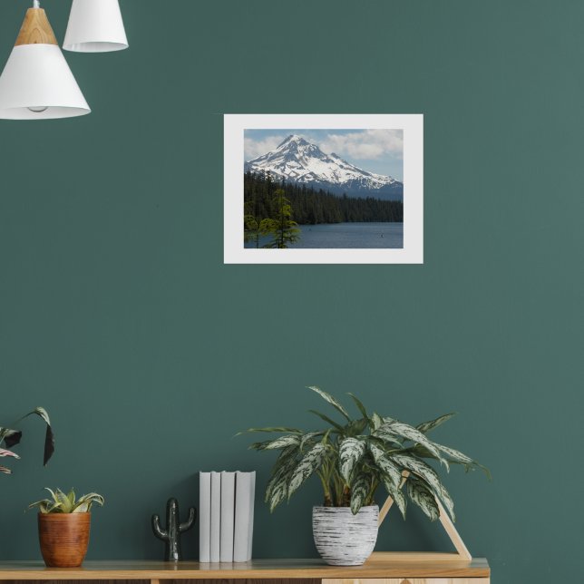 Mount Hood Mountain Splendor Fotografisches Poster (Wohnzimmer 1)
