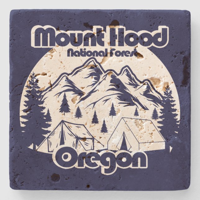 Mount Hood National Forest Steinuntersetzer (Vorderseite)