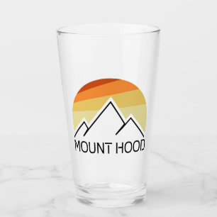 Mount Hood Oregon Retro Glas