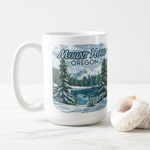 Mount Hood Oregon Ski Pazifik Nordwestwinter Kaffeetasse