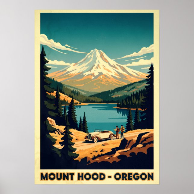 Mount Hood Oregon V07 Poster (Vorne)