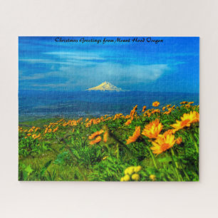 Mount Hood Oregon. Weihnachtsgrüße