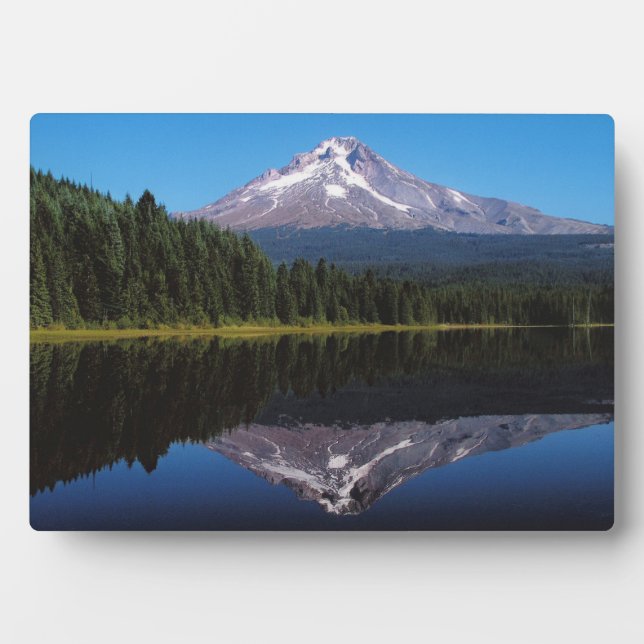 Mount Hood Reflected in Lake Fotoplatte (Vorderseite)