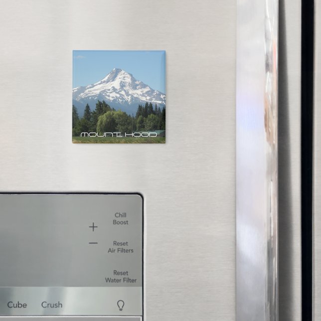 Mount Hood Vista Foto Magnet (In Situ (Kühlschrank))