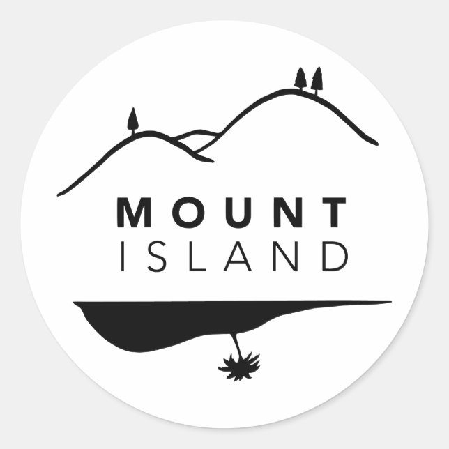 Mount Island Stickers (Vorderseite)