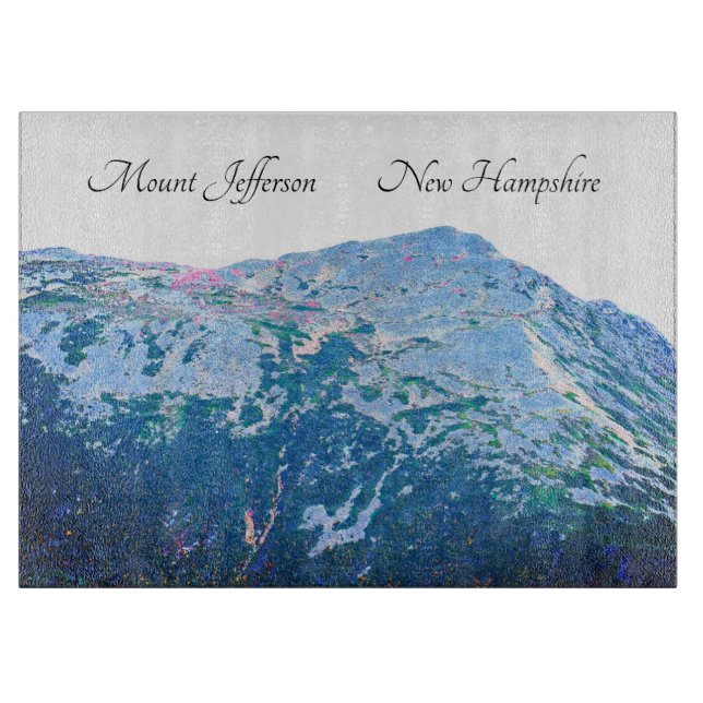Mount Jefferson Glass Cutting Board Schneidebrett (Vorderseite)