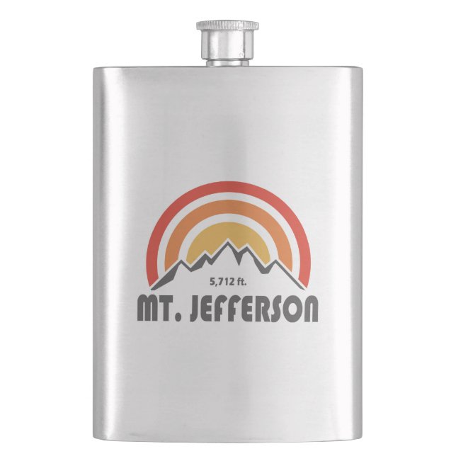 Mount Jefferson New Hampshire Flachmann (Vorderseite)