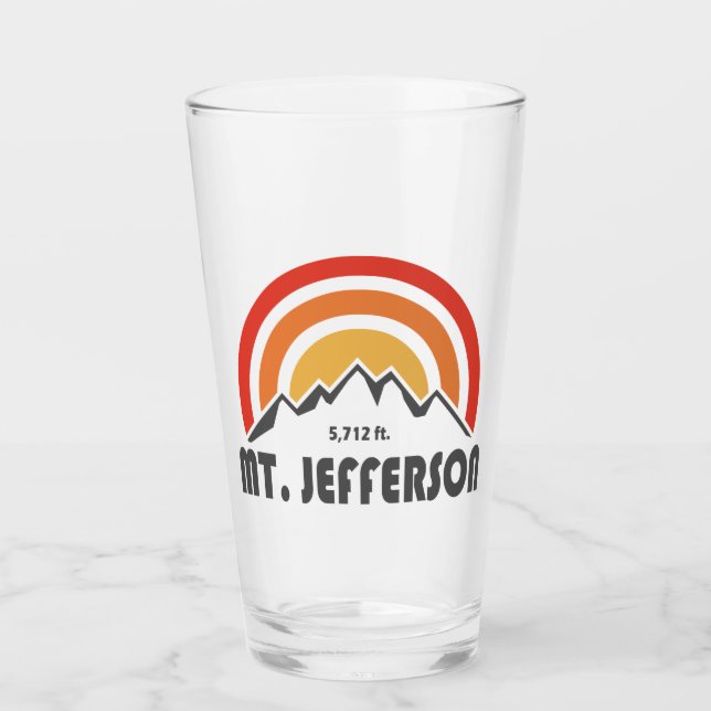 Mount Jefferson New Hampshire Glas (Vorderseite)