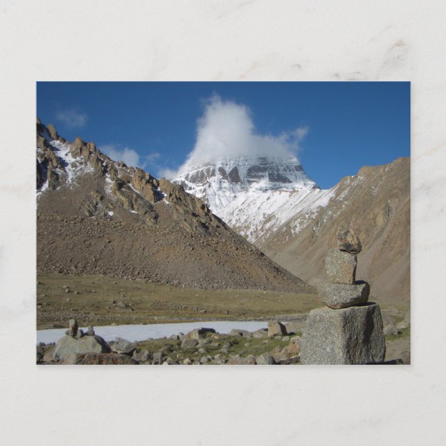 Mount Kailash Postcard Postkarte (Vorderseite)